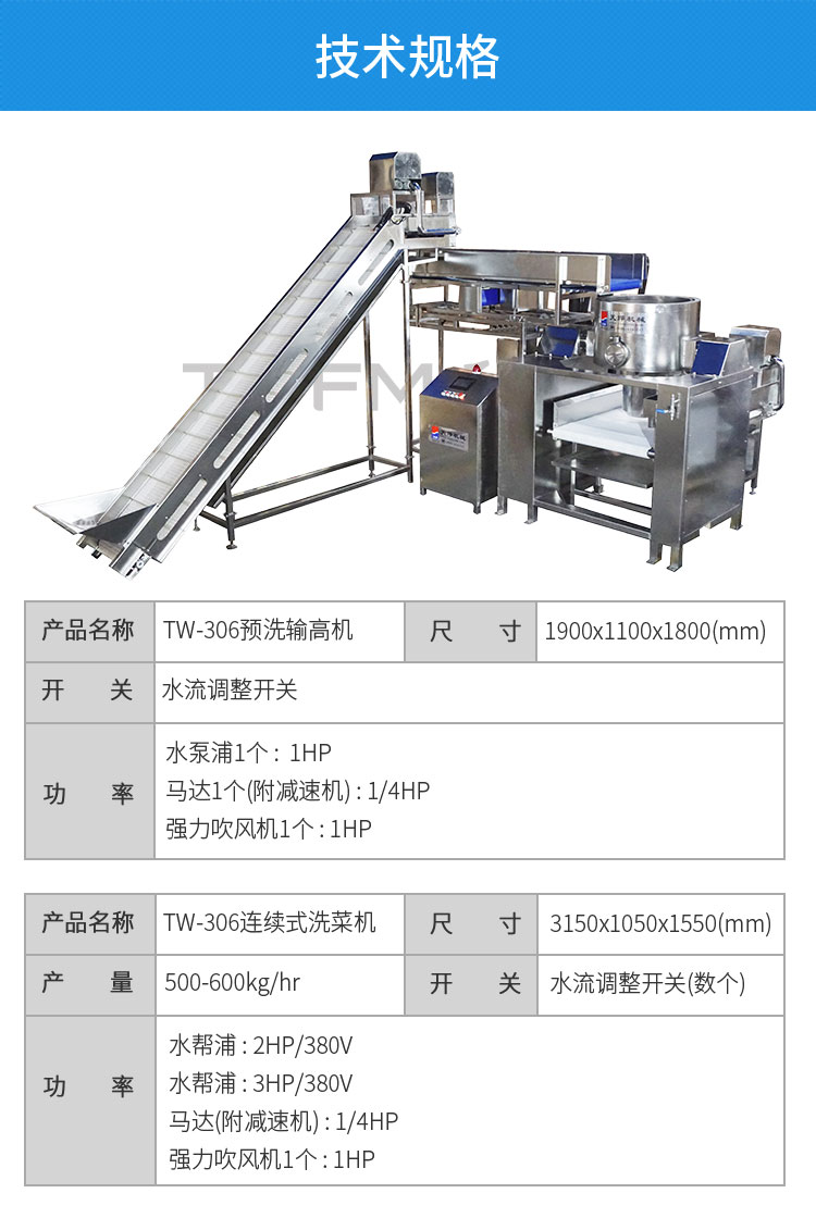 tw-980l  全自动脱水线